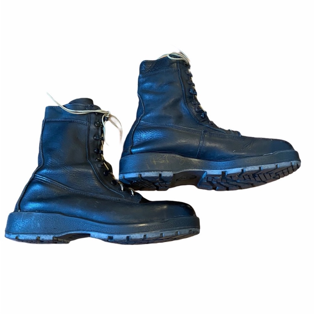 Belleville Black Steel Toe Combat Boots SZ 11W
